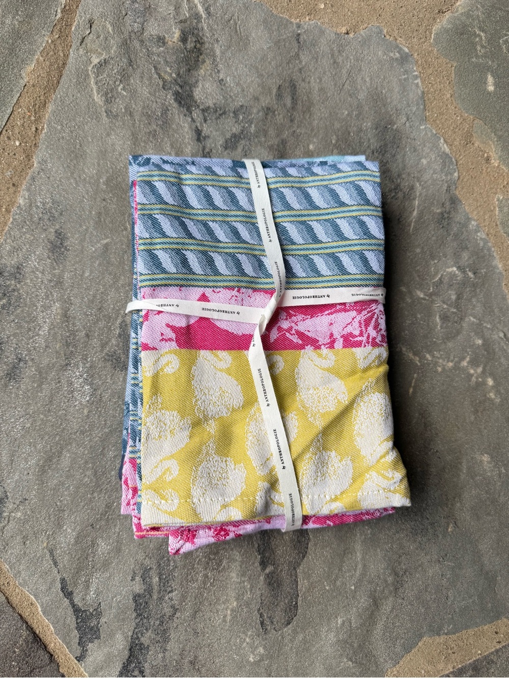 New🌟Anthropologie-Nifty Jacquard Napkins, Set of 6 - Picture 3 of 4
